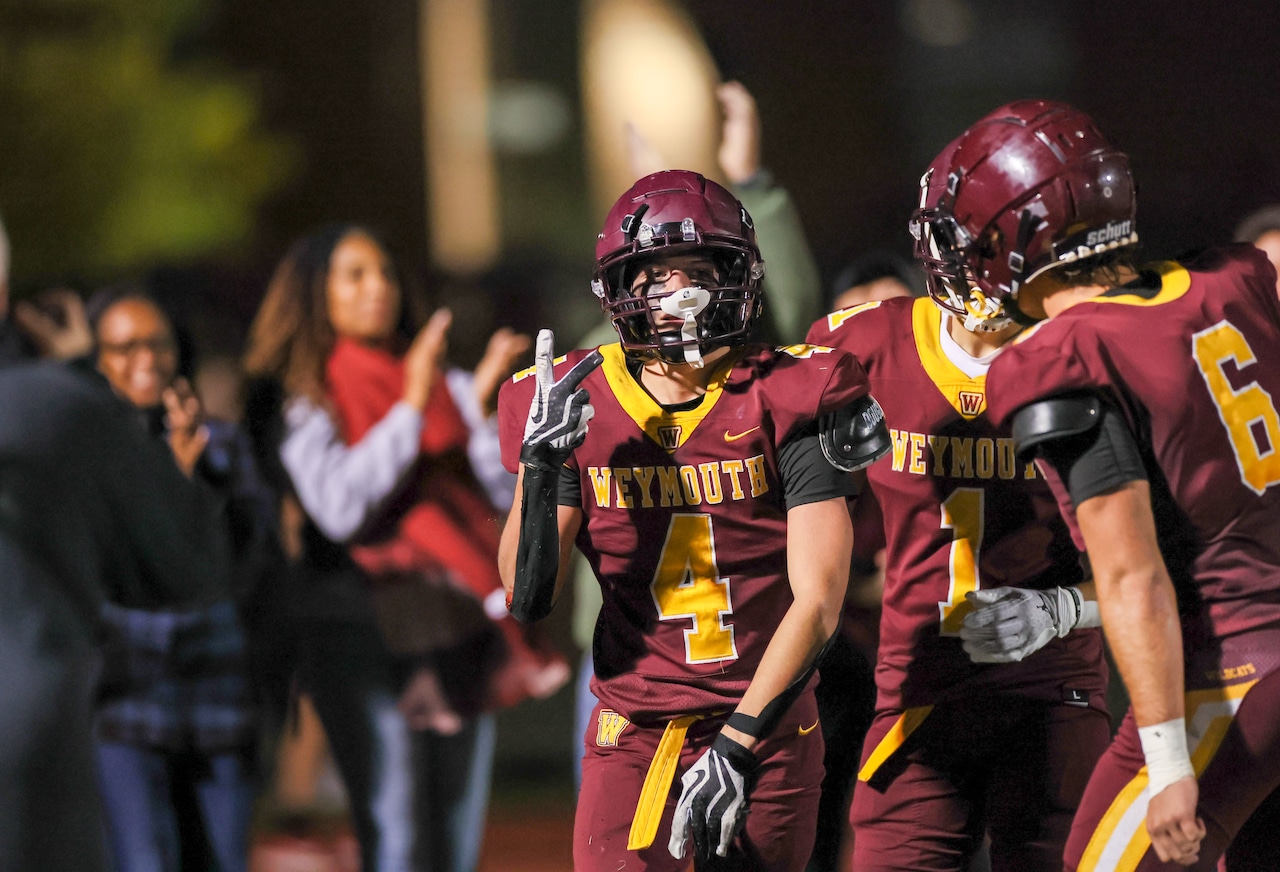 Milton High School at Weymouth High School football