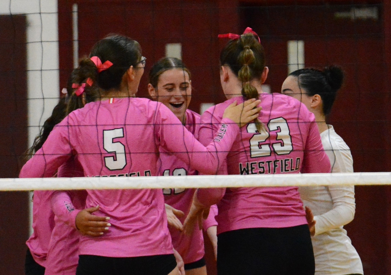 10-9-25 Westfield girls volleyball at Amherst - Caitlyn Arooth 500 kills