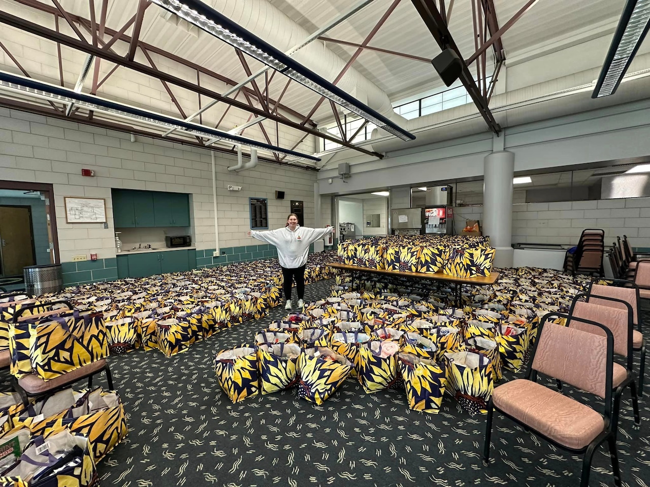Jillian Battles' 2024 800 bags for troops