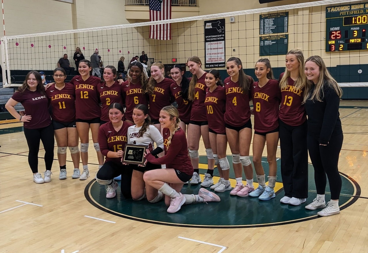 Lenox girls volleyball October 25, 2025