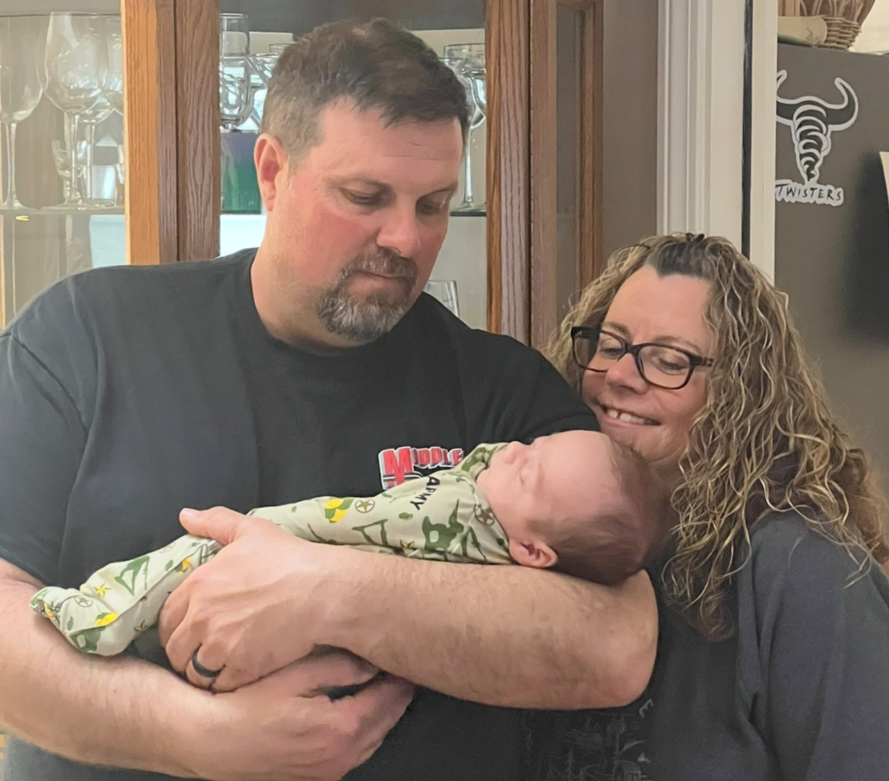 Will and Lauren Page with baby