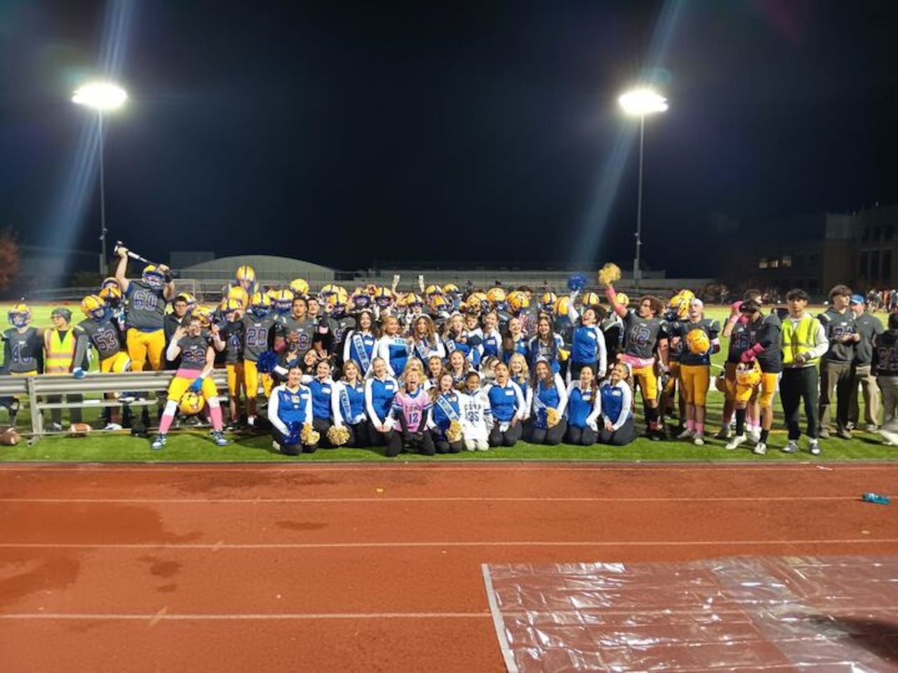 The Chicopee Comp football team celebrated its seniors in style on 10/24/25.