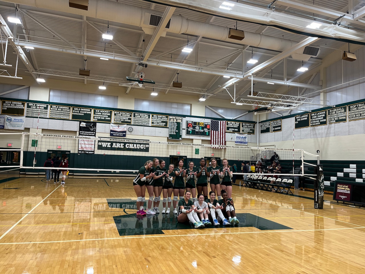 Minnechaug girls volleyball