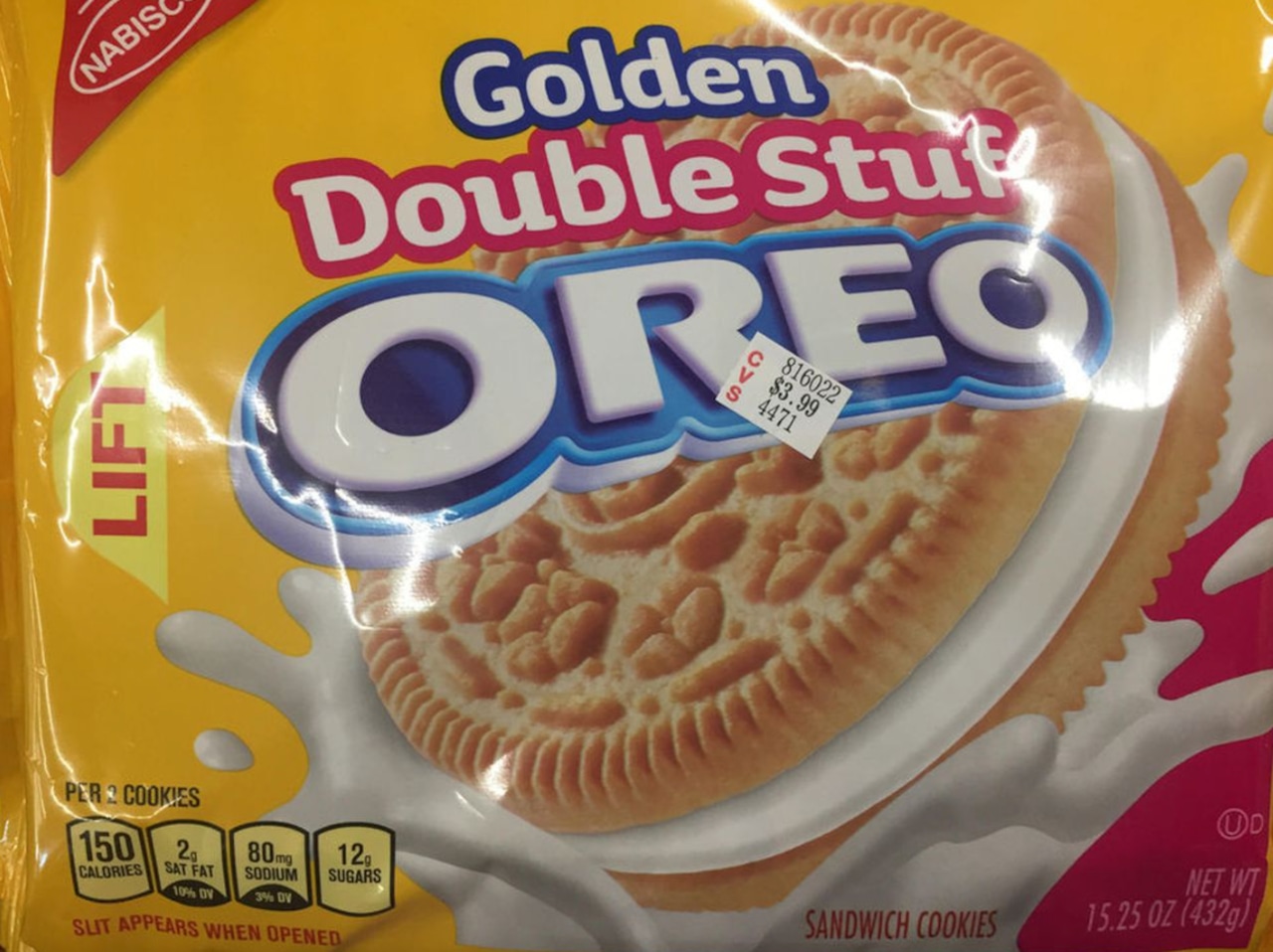 Double Stuf Golden Oreos