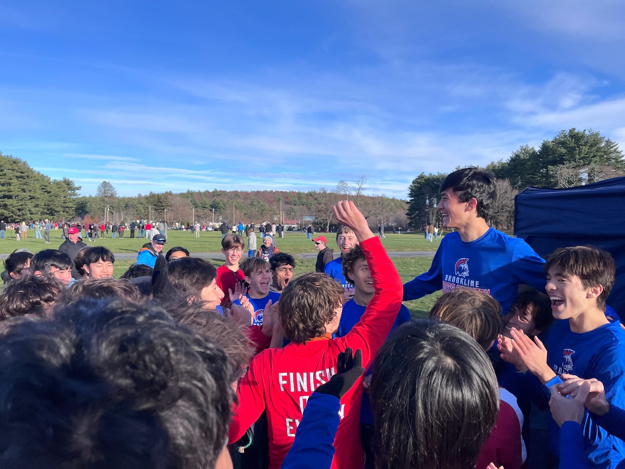 Brookline boys cross country wins fourth-straight D-I state title
