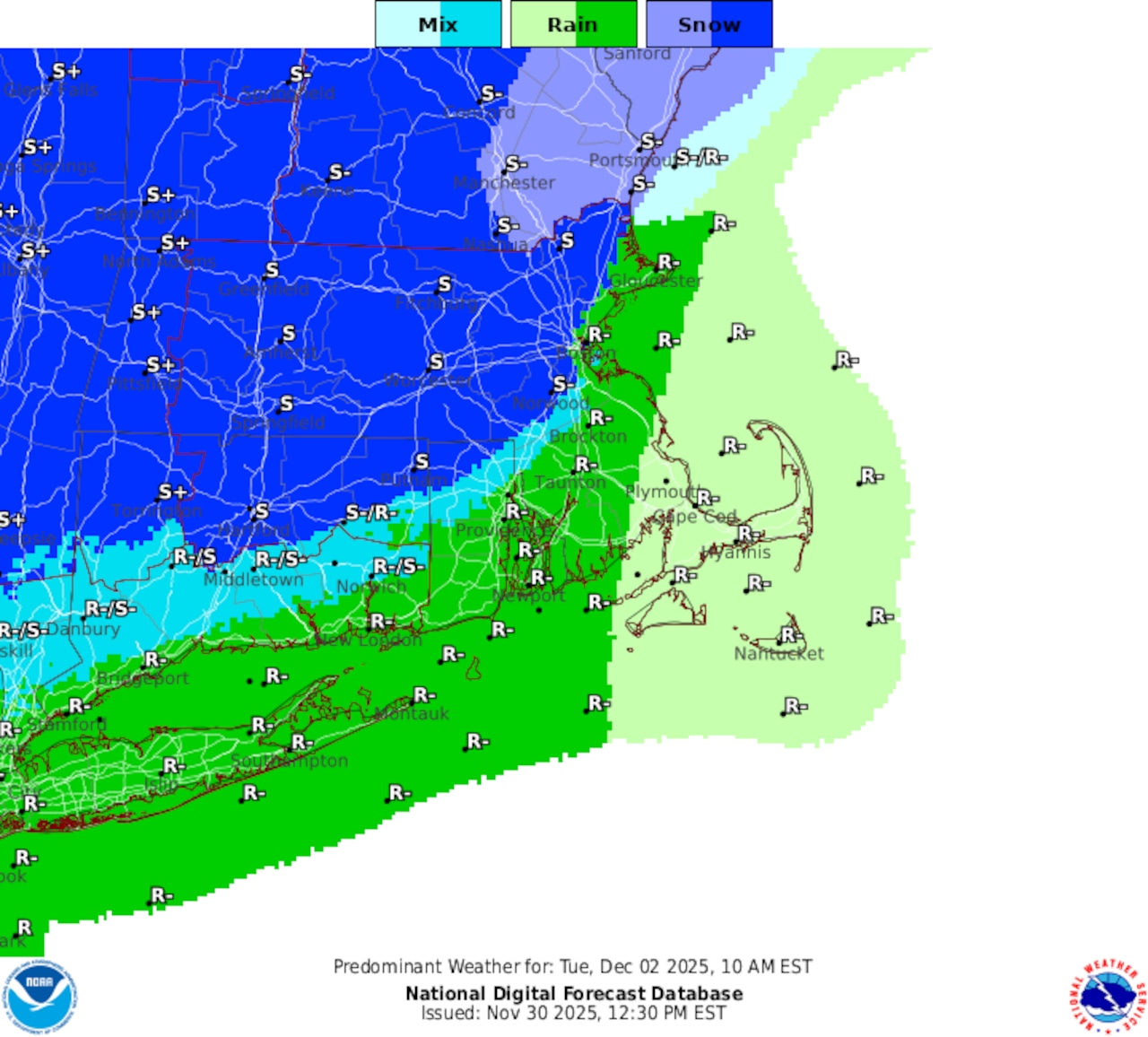Mass. snowstorm Tuesday