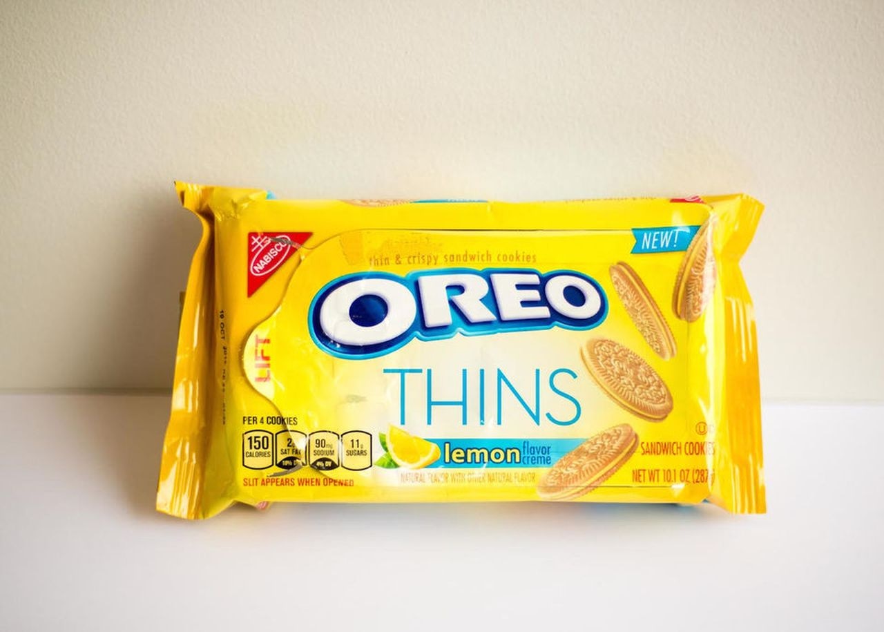 Oreo Thins Lemon
