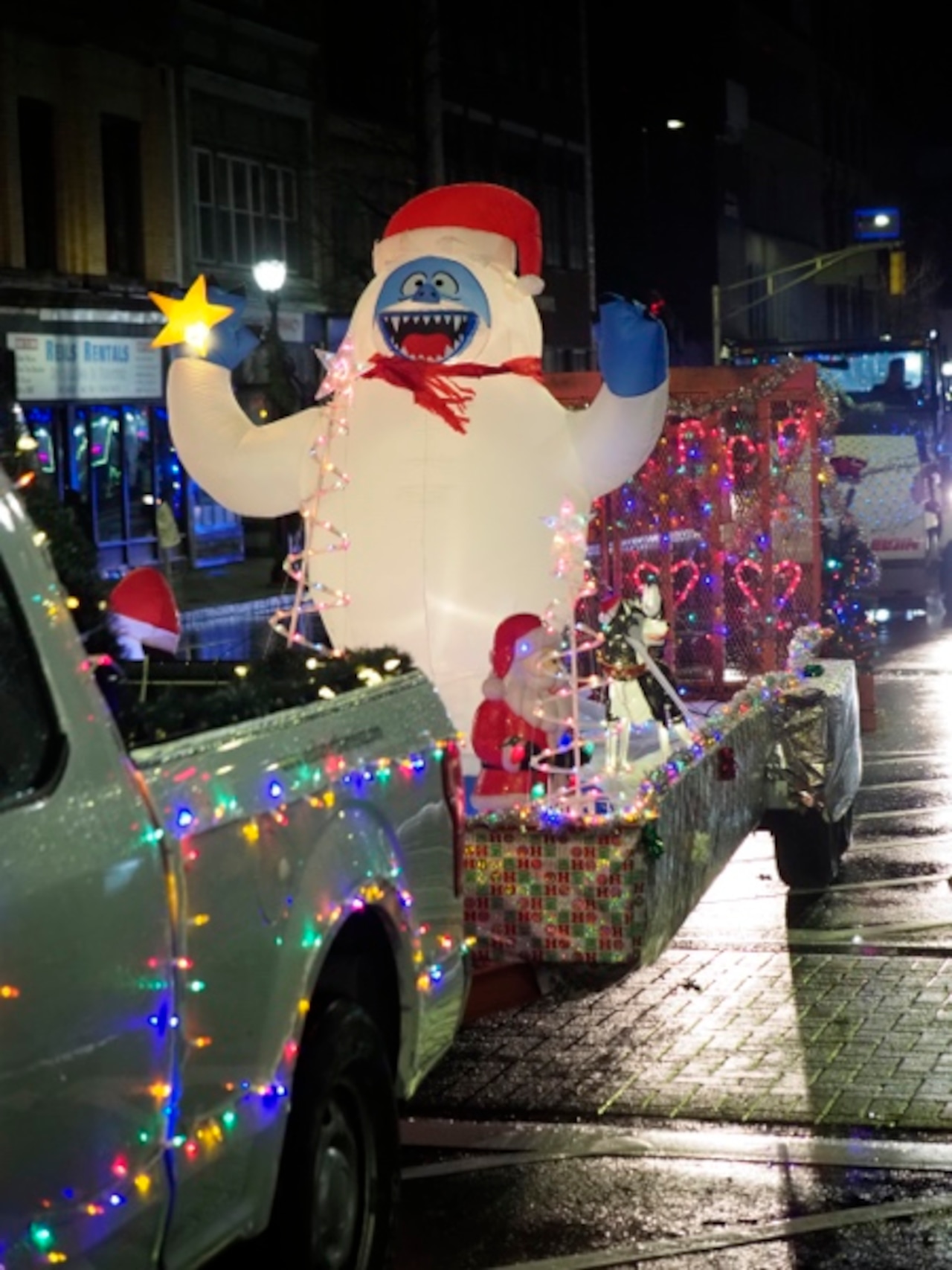 Holyoke Parade of Lights and tree lighting ceremony at Holyoke City Hall