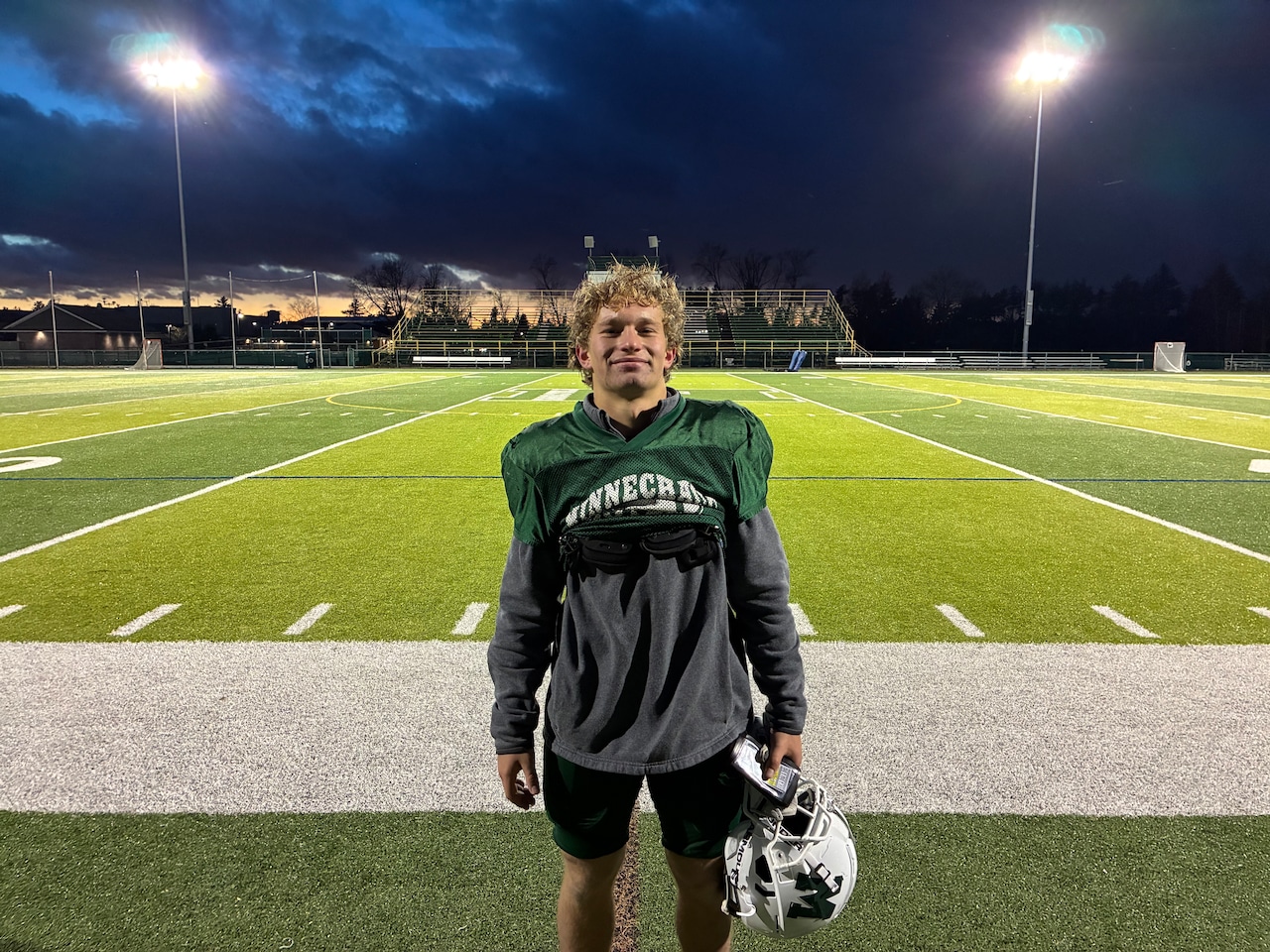 Minnechaug football Max Baroni November 11, 2025