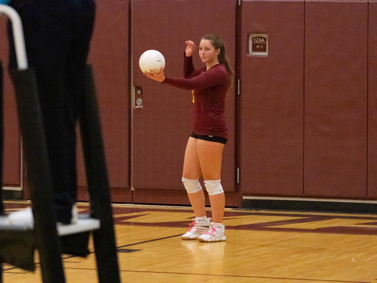 Lenox girls volleyball against Easthampton on Oct. 25