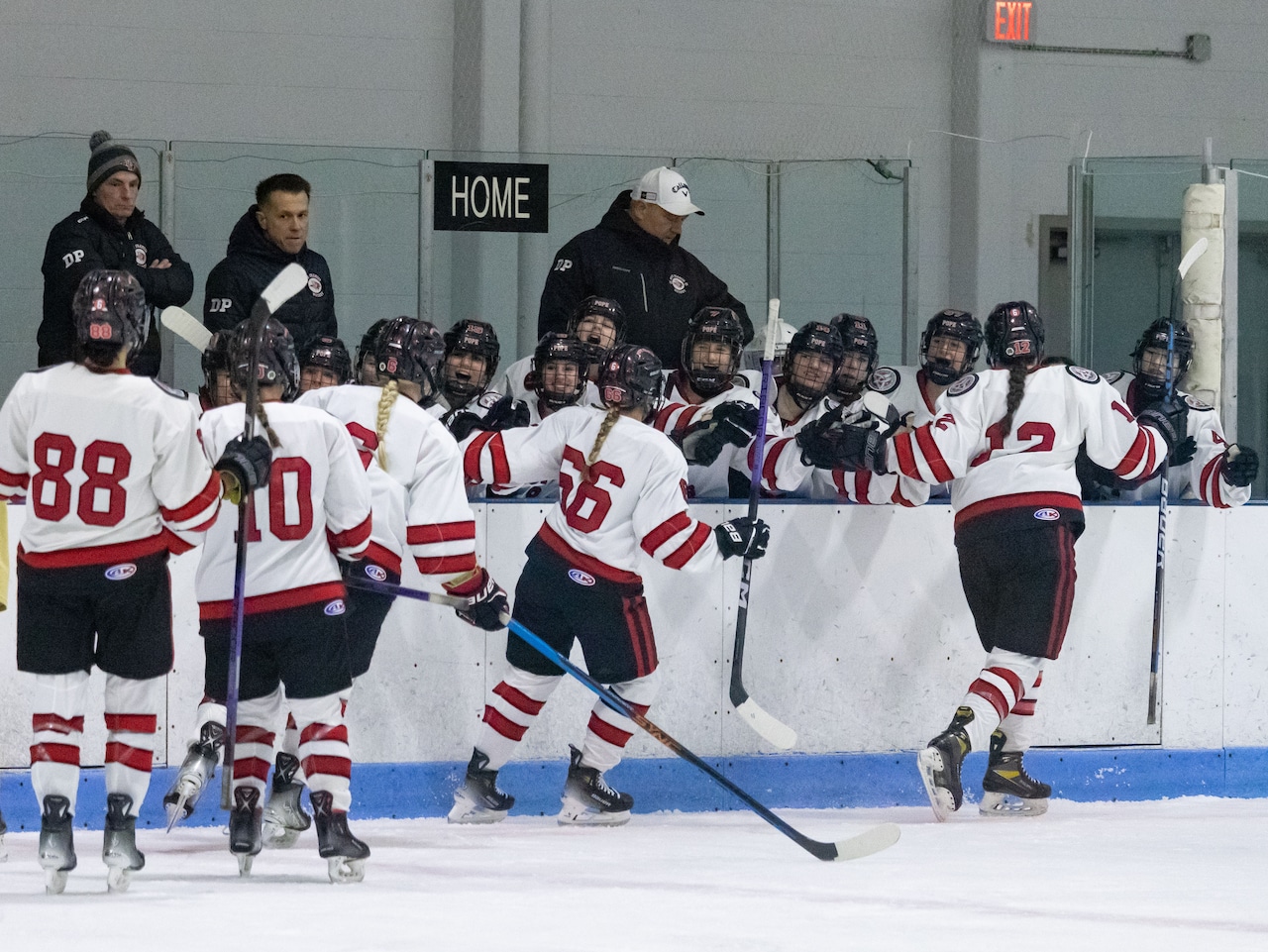 Pope Francis girls hockey vs. St. Mary's (Lynn)