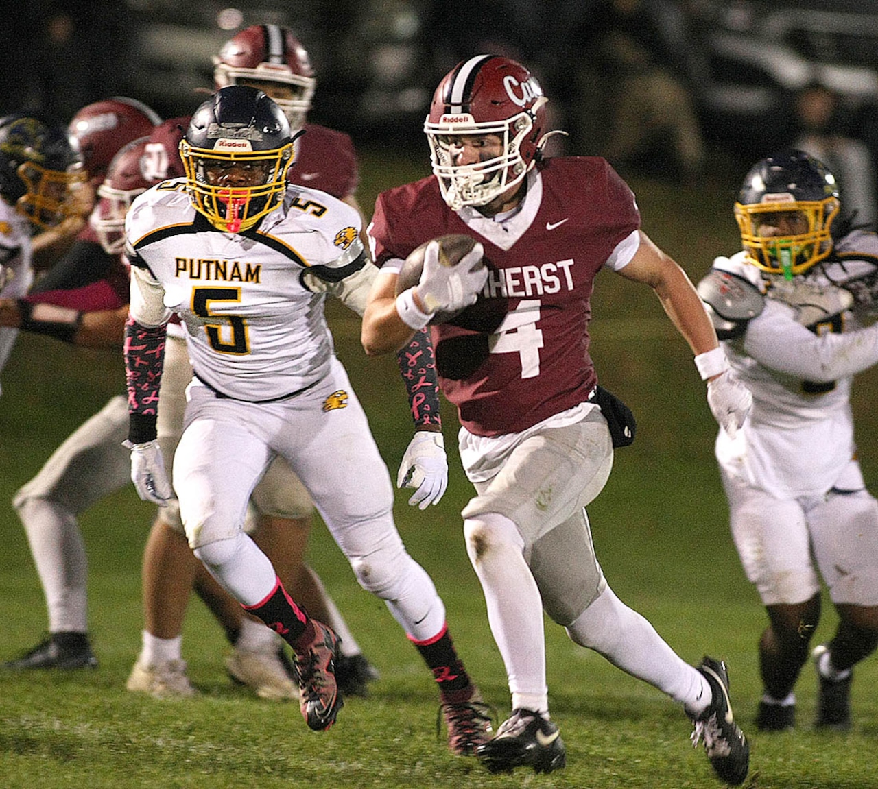 Putnam vs Amherst Football 10/10/25