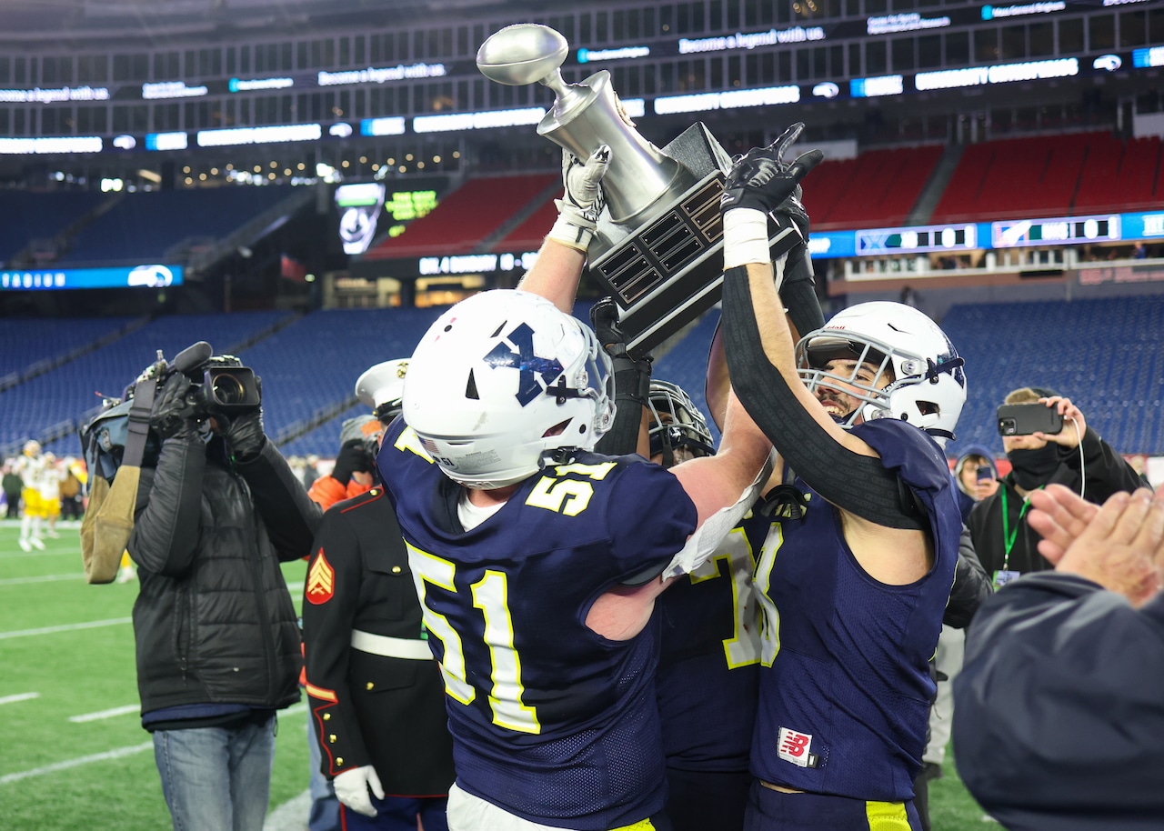 Div. 1 state championship Xaverian vs. Needham