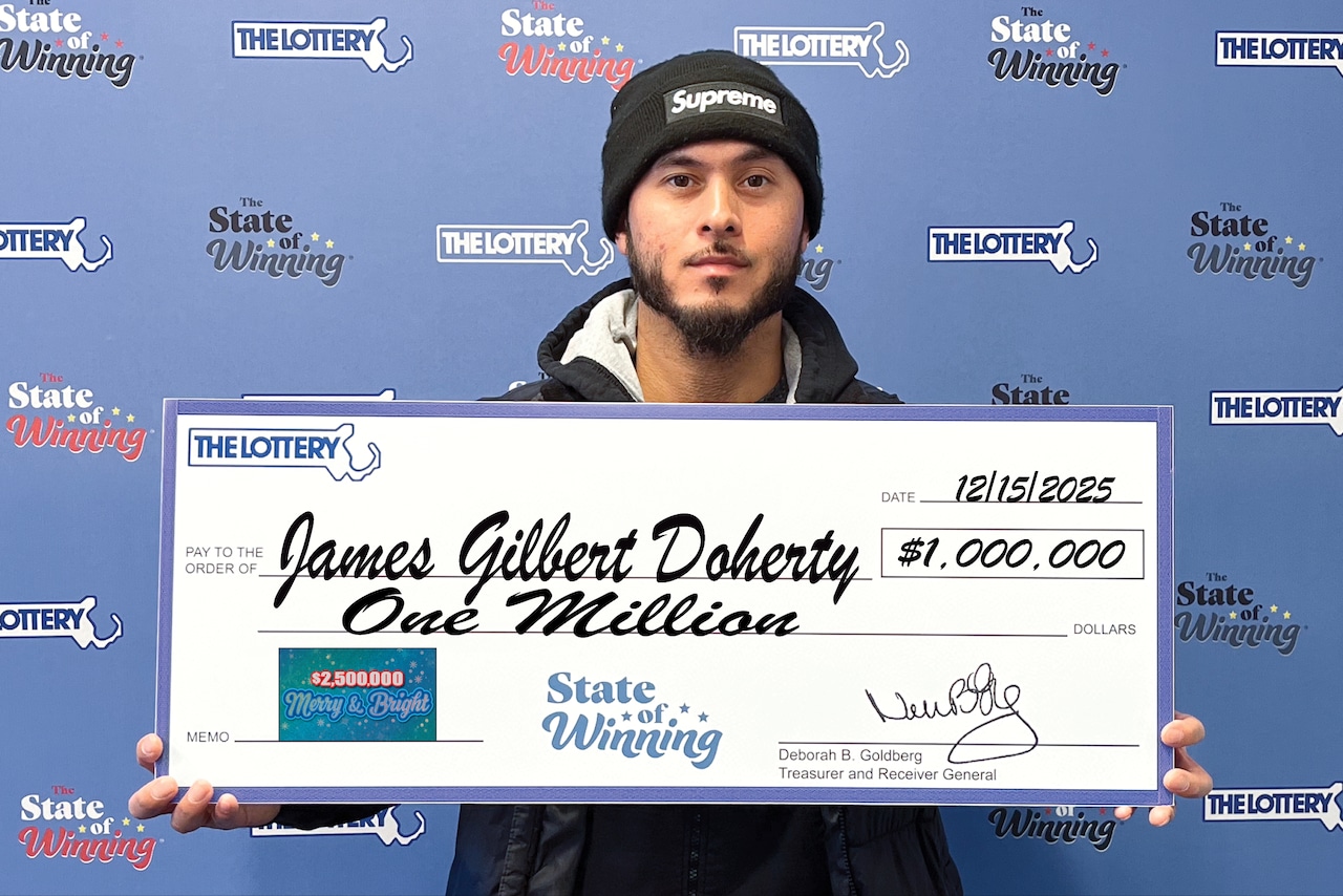 James Gilbert Doherty of Raynham lottery winner