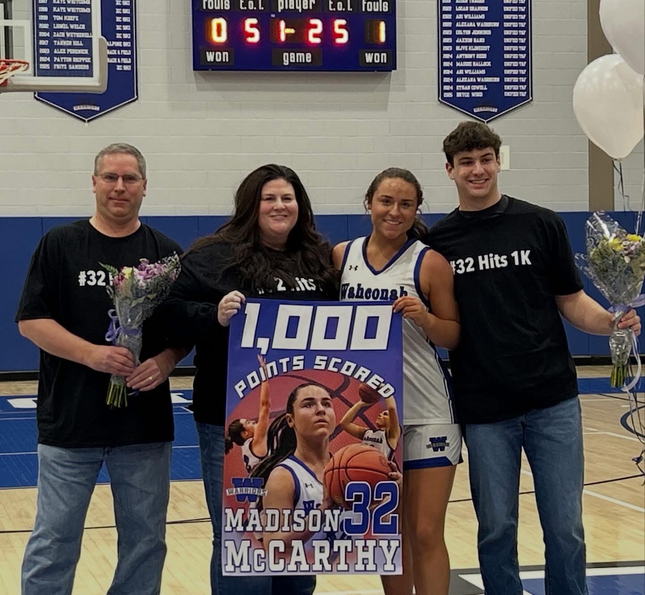 Madison McCarthy 1,000 career points