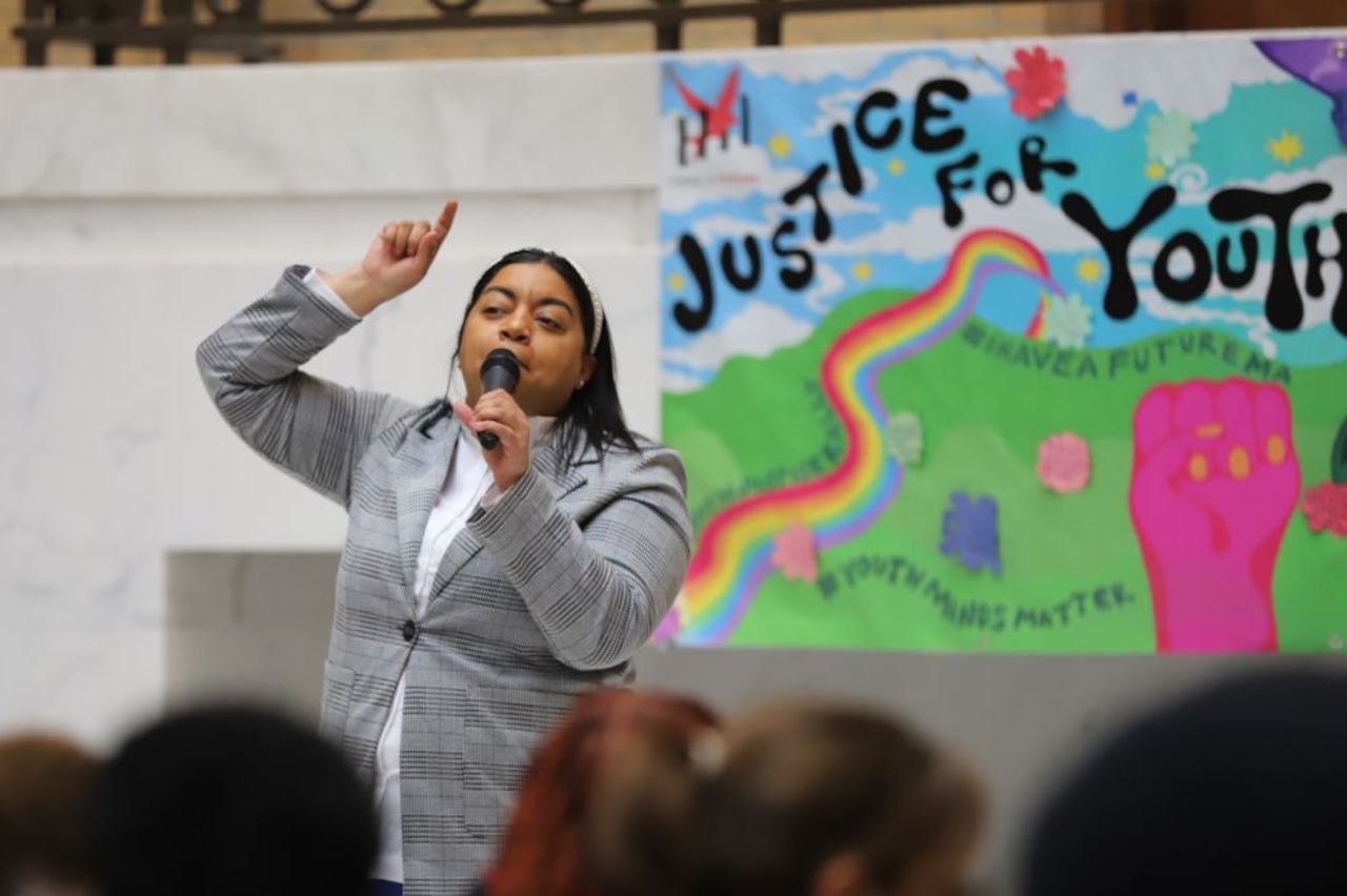 Youth rally at Statehouse