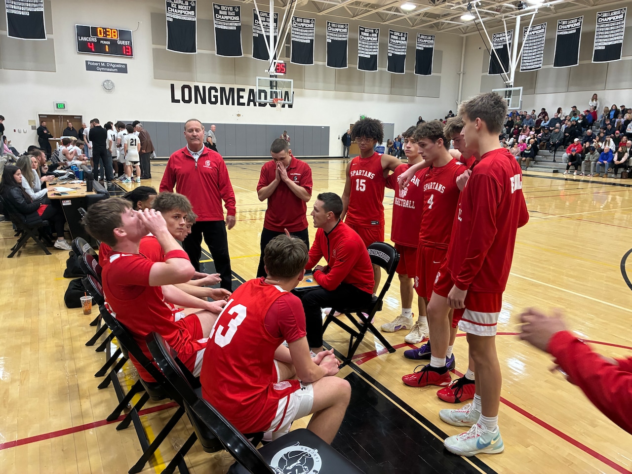 East Longmeadow boys basketball January 2, 2026